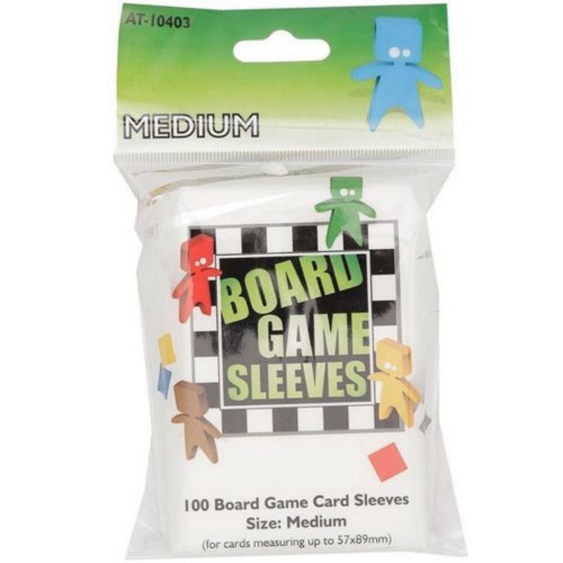 Board Game Sleeves (Medium: 57x89) (ATM 10403)